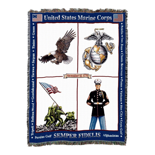 Semper Fidelis Tribute Blanket