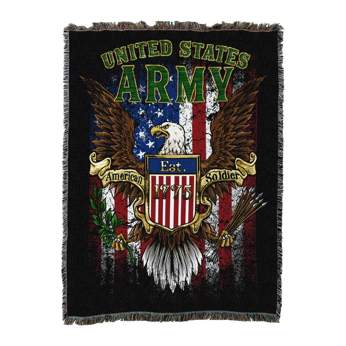 American Soldier Heritage Blanket