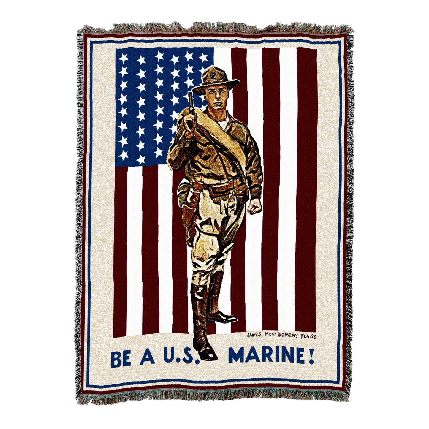 Be a U.S. Marine! Blanket