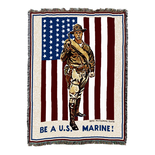 Be a U.S. Marine! Blanket