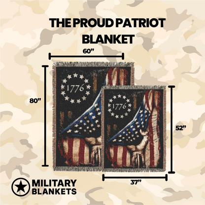 The Proud Patriot Blankets
