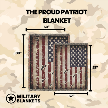 The Proud Patriot Blankets