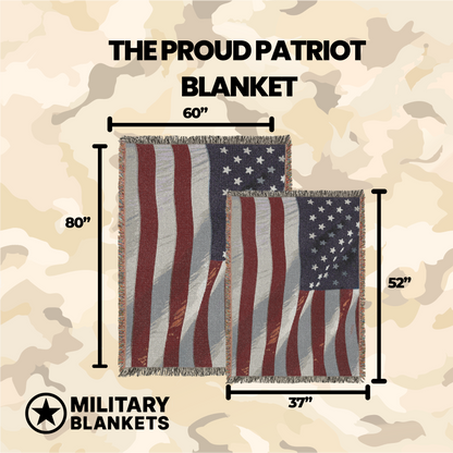 The Proud Patriot Blankets