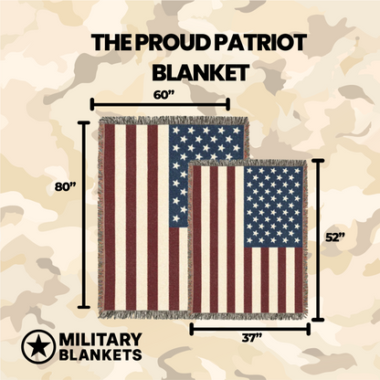 The Proud Patriot Blankets