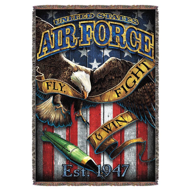 USAF Fighting Eagle Blanket