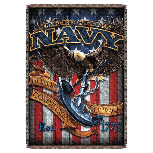 U.S Navy Fighting Eagle Blanket